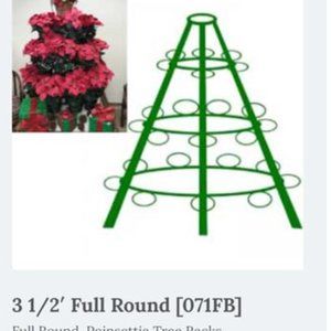 Floral Tree Rack, Full Round, 3 1/2 feet